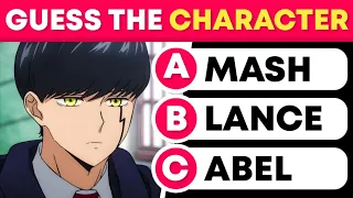 Guess the MASHLE: MAGIC AND MUSCLES Character 💪 Anime Quiz 🧠