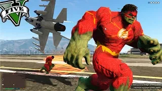 HULK SE FUSIONA CON FLASH | HULK FLASH GTA 5 MODS