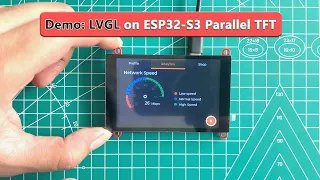 Demo: LVGL on ESP32-S3 Parallel TFT Touch 3.5" ILI9488