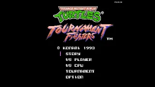 [NES]Teenager Mutant Ninja Turtles Tournament(TMNT) Fighters play - Normal