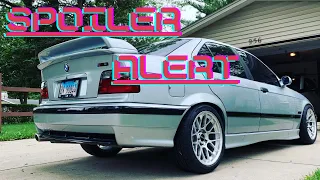 E36 M3 Gets A Wing?!