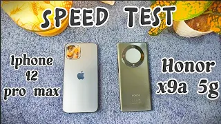 Iphone 12 pro max vs. Honor X9a 5g | Speed Test | Honor X9a 5g vs. Iphone 12 pro max