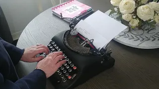 1938 Remington Model 5 Vintage Typewriter