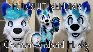 Fursuit Refurb || Connor RK800 Husky