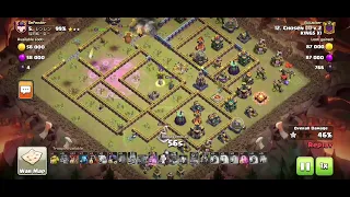 MISMATCHED!! EQSY 3STAR TH14 vs TH15 CWL USING BLIZZARD.