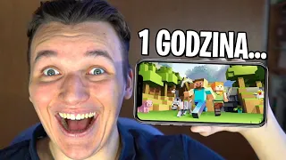 GRAM w MINECRAFT PRZEZ 1 GODZINĘ...