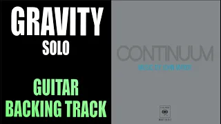 Gravity | Guitar Backing Track | Solo Section | John Mayer