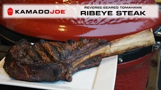 Kamado Joe Reverse Seared Tomahawk Ribeye