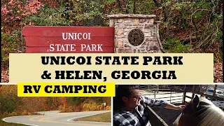 Episode:28 Unicoi State Park & Helen, Georgia RV Camping & Horse Back Riding In Fall Colors #Unicoi