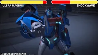 Ultra Magnus Vs Shockwave WITH HEALHBARS