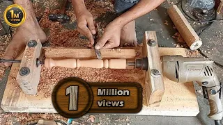 how to make a drill powered by wood working machine 2022