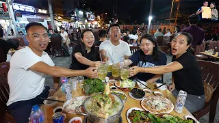 Đón A Hải Sapa TV về đến Sài Gòn ăn Đại tiệc Bê Thui đủ món Siêu Ngon cùng Ánh Kua Thái Nhà Biển