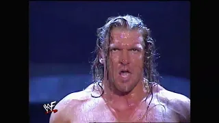 Triple H (w/Stephanie McMahon-Helmsley) vs Kane. Non-title mathc. WWE Smackdown. June 1, 2000