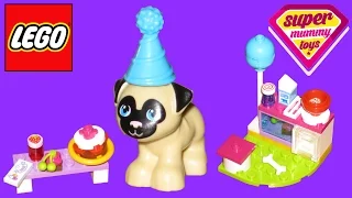 Lego Friends Pug Dog Party Cakes Set Build Review 41112