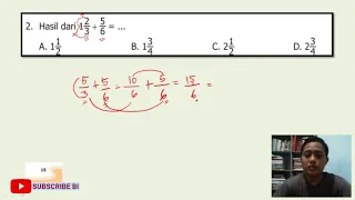 2. hasil dari 1 2/3 + 5/6 =