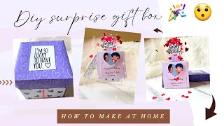 DIY Surprise Gift Box | Jumping Explosion Box | Cute Gift Box | Birthday Gift idea