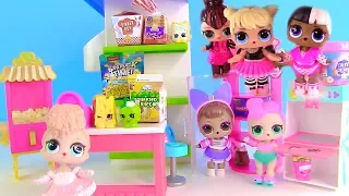 DOLL LOL SURPRISE CARTOONS! New Dress in LOL Surprise & Shopkins Store!