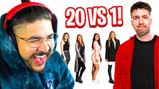 REACTING TO CALLUX 20 WOMEN VS 1 SIDEMEN! 😳