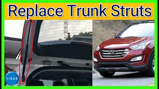 How to Replace the Trunk Struts/Liftgate Support/ Hatch Lift Support on 2013-2018 Hyundai Santa Fe