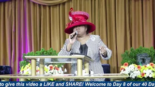 Day 8 of the 40 Days Revival | Prophetess Dr. Nadege Dutes