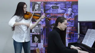 Spendiarov, "Khaitarma". Ekaterina Rodionova (violin), Breanna Ellison (piano).