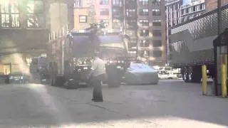 Transformers 3 Filming Chicago:  Sentinel Prime and Optimus Prime