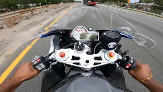 BMW S1000RR RIDING MODES EXPLAINED + RIDING IN SLICK MODE ON THE STREET