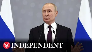 Watch again: Vladimir Putin set to address 'dirty bomb' accusations in speech