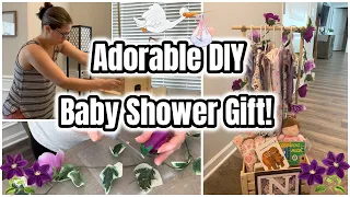 Adorable DIY Baby Shower Gift Idea | Baby Shower Crate Basket Tutorial