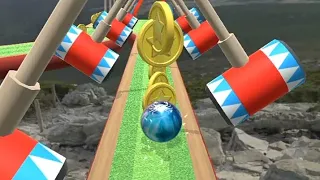 Going Balls V/s Sky 💥 Rolling 😎 Race 💪 3d - Speed Run Gameplay walkthrough Level 15-16