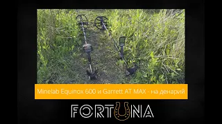 Minelab Equinox 600 и Garrett AT MAX - тест на денарий