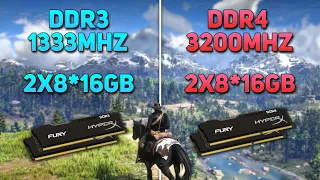 Does Ram Speed Really Matter ? For Low End GPU ? DDR3-1333mhz vs DDR4-3200mhz Test in 5 Games 2021