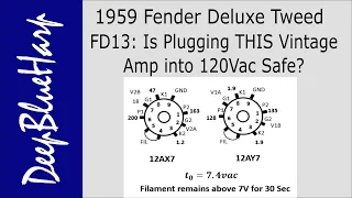 FD13: Is Plugging THIS Vintage Amp into 120Vac Safe?