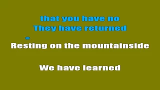 System of a Down - Holy Mountains (Karaokê Lyrics)