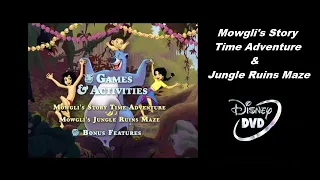 The Jungle Book 2: Mowgli's Story Time Adventure & Jungle Ruins Maze (DVD) Playthrough (Gameplay)