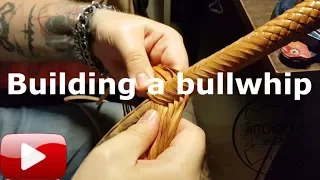 Making a Bullwhip - Preparing the strands and plaiting the overlay