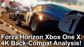 [4K] Forza Horizon: Xbox One X Back-Compat Analysis at 4K!