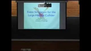 Event simulation for the Large Hadron Collider (Bryan Webber)