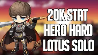 [GMS Reboot] 20k Stat Hero Hard Lotus Solo