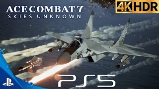 PS5 | Ace Combat 7: Skies Unknown - Аркадный авиасимулятор | Истребители на PS5 | Gameplay | 4K HDR