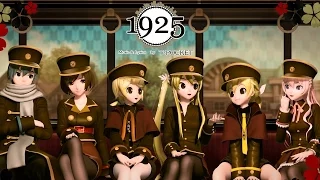 [60fps Full-cast] 1925 - 初音ミク リンレン ルカ KAITO MEIKO Miku Rin Len Luka DIVA English Romaji subtitles