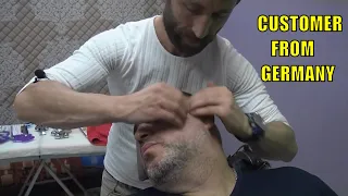 ASMR TURKISH BARBER BODY MASSAGE =no talking=head ,back ,arm ,ear ,face ,sleep ,palm ,energy massage