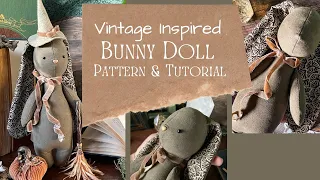 How To Sew A Bunny Doll - Full Tutorial & Pattern -