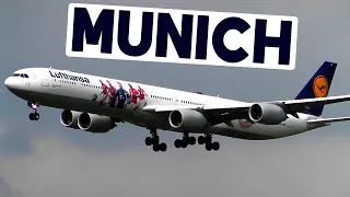 HEAVIES ONLY! Great Plane Spotting at MUNICH Airport (MUC/EDDM) | A340, A330, A380, 787, 777, 757