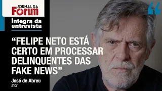 José de Abreu fala de Cuba, fake news, Dirceu, Pereio, Lula e Oliver Stone