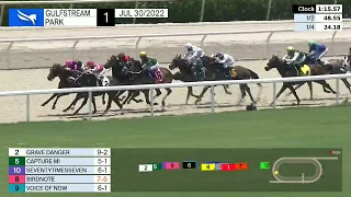 Gulfstream Park Carrera 1 - 30 de Julio 2022