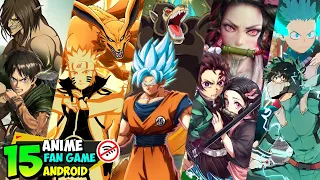 15 Game Anime FanMade Android Offline Terbaik 2021 | Fan Game Attack On Titan, Naruto, KNY, dll