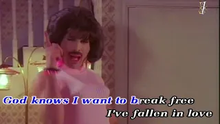 I Want To Break Free - Queen [Official KARAOKE in HQ]