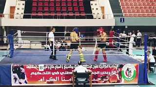 BRAHIM AKROUR championnat d'Algérie 2020 kick boxing