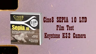 FPP Cine 8 Sepia Ten Double 8mm Film Test